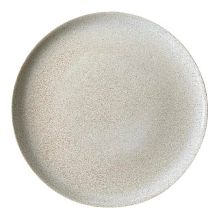 Mid 20th Century Mid Century Modern Pale Blue Speckled Edith Heath Ceramics10.5” Dinner Plates - Set of Fourteen(14) For Sale