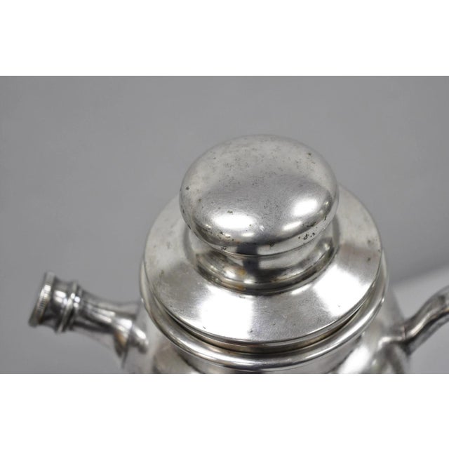 Metal Vintage Silver Plated Martini Cocktail Pitcher 1959 Panama Marlin Sailfish Award For Sale - Image 7 of 14