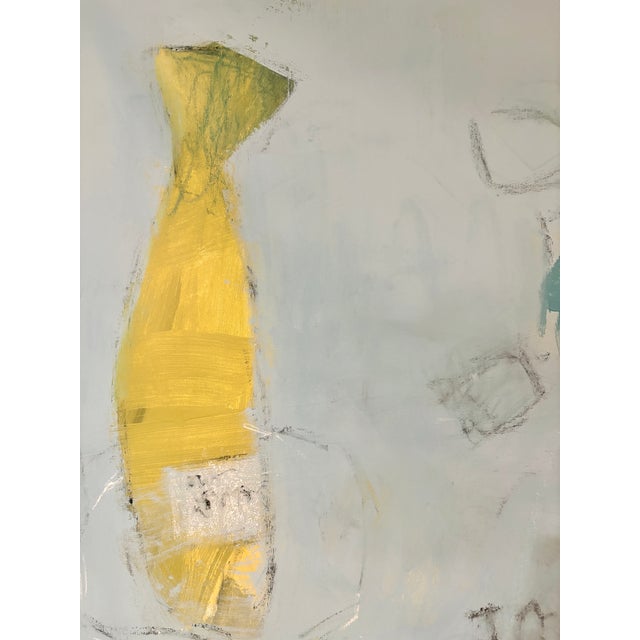 Sarah Trundle Sarah Trundle, Contemporary Abstract Still Life Painting, "Join Me" For Sale - Image 4 of 5