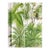 36" * H96" * 2ps, Hand-Painted Tropical Toucan Palm Leaf Jungle Wallpaper Mural For Sale