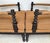 Jacobean Louis XIII Style Bobbin Turned Lounge Armchairs Ebonized Nailhead Pair For Sale - Image 4 of 15