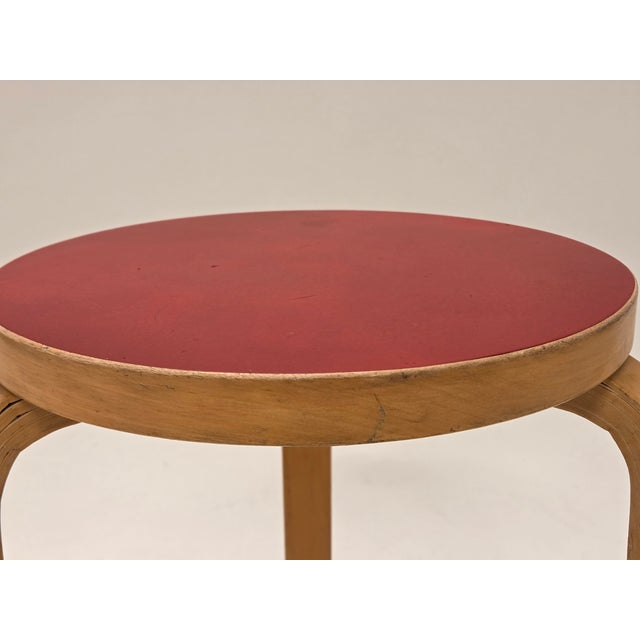 Artek Vintage 60 Stool by Alvar Aalto for Artek, 1950s For Sale - Image 4 of 15