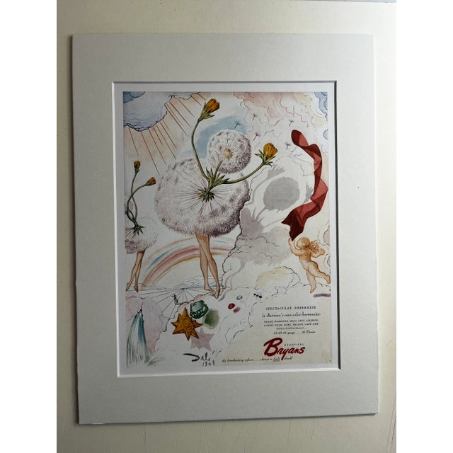 Contemporary Print Bryan's Nylons Dali Flower Woman Ad For Sale In New York - Image 6 of 6