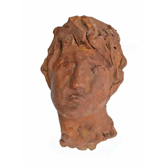 1960s Sirio Pellegrini, Portrait Sculpture, 1960s, Terracotta For Sale - Image 5 of 5