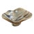 Hand Carved Polished and Scalloped Edge Horn Bowl For Sale