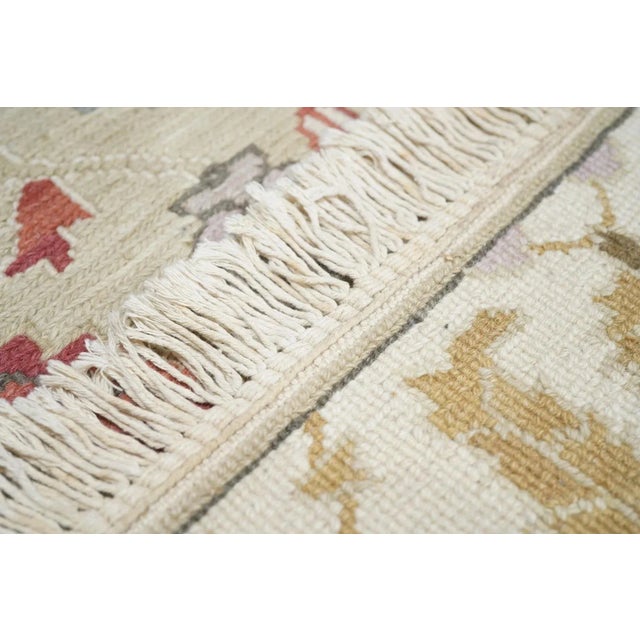 Gray Sumak Runner 2'7'' X 8' For Sale - Image 8 of 9