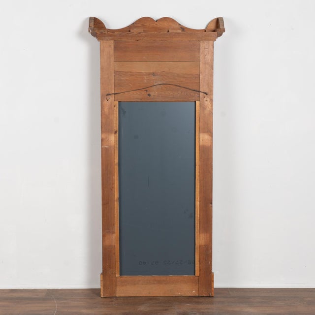 19th Century Tall Birch Biedermeier Mirror For Sale - Image 13 of 13