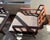 Bronze Dessin Fournir Therien Studio Workshop Lattice Chair (Two) For Sale - Image 8 of 18