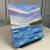 2020s Wish You Were Here 6x6 Acrylic Painting Tropical Ocean Scene Original Wall Art For Sale - Image 5 of 6