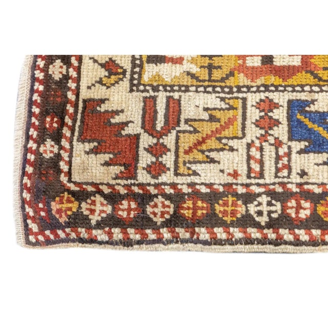 Antique Shirvan Rug 3'10'' x 5'10'' For Sale - Image 10 of 12