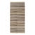 Turkish Vintage Kilim Striped Rug in Brown, Blue & Cream 5'3 X 12'4 For Sale