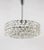 Large Round Chandelier with Diamond-Shaped Crystals from Bakalowits & Söhne, Austria, 1950s For Sale - Image 4 of 11