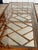 Beautiful vintage Brighton Pavilion scorched bamboo coffee table featuring the iconic faux burnt bamboo finish, elegant...