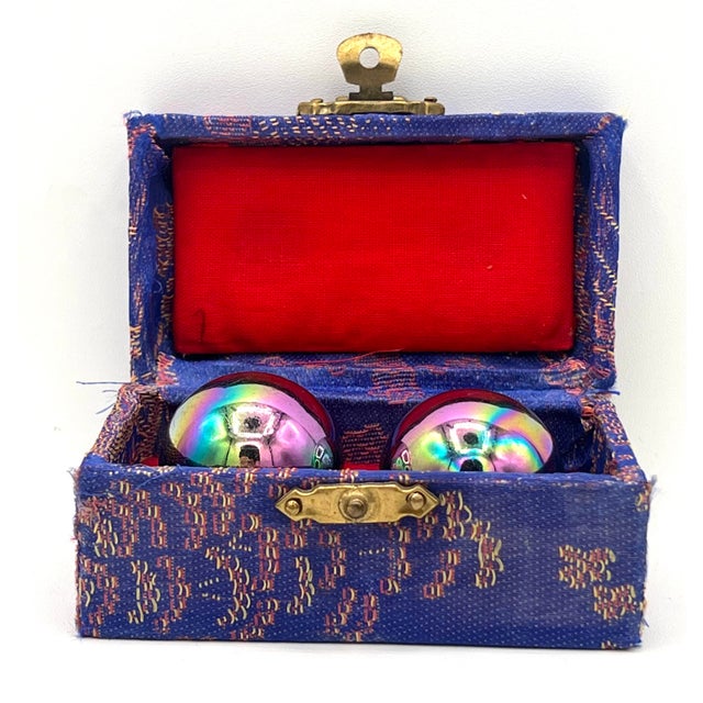 Chinese Vintage Chinese Baoding Balls For Sale - Image 3 of 6