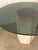 Mid-Century Modern Travertine & Smoked Glass Dining Table For Sale - Image 3 of 8