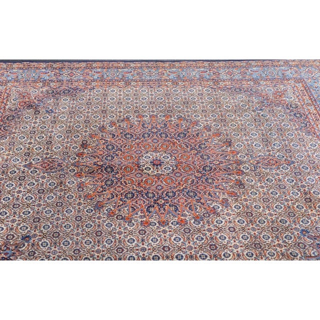 Vintage Khorasan Rug 7'0" X 8'5'' For Sale - Image 9 of 12