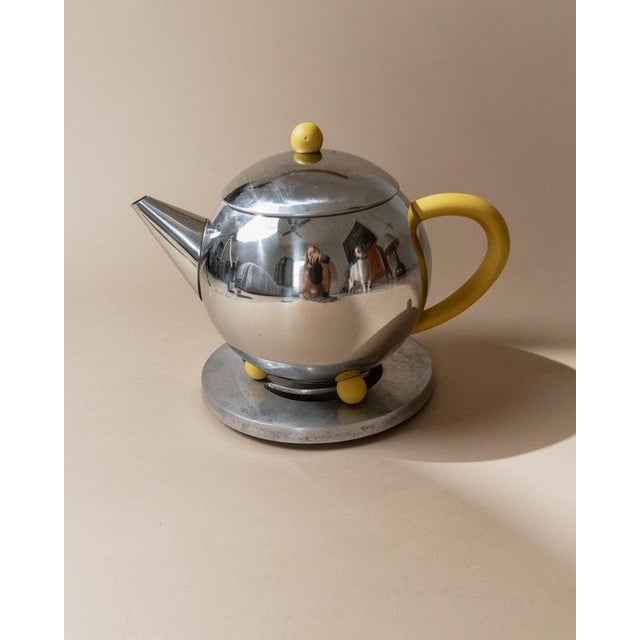 Vintage Metal Smiley-Face Shape Coaster, Italy, 1980s For Sale - Image 3 of 11