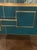 Modern Modern Murano Glass and Brass Cabinet in Peacock Plume Green For Sale - Image 3 of 6