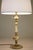 A sophisticated and elaborately detailed Green Banded Onyx Marble & Brass Art Nouveau Neo classic table lamp designed and...