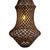 Contemporary Chocolate Macrame Margo Boho Pendant Light Medium For Sale - Image 3 of 9