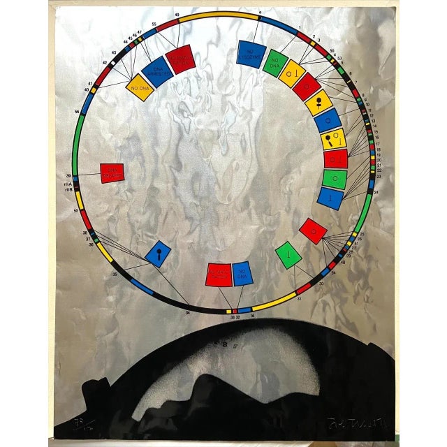 Joe Tilson, No DNA from the Software Chart Questionnaire, 1968, Screenprint For Sale - Image 9 of 9