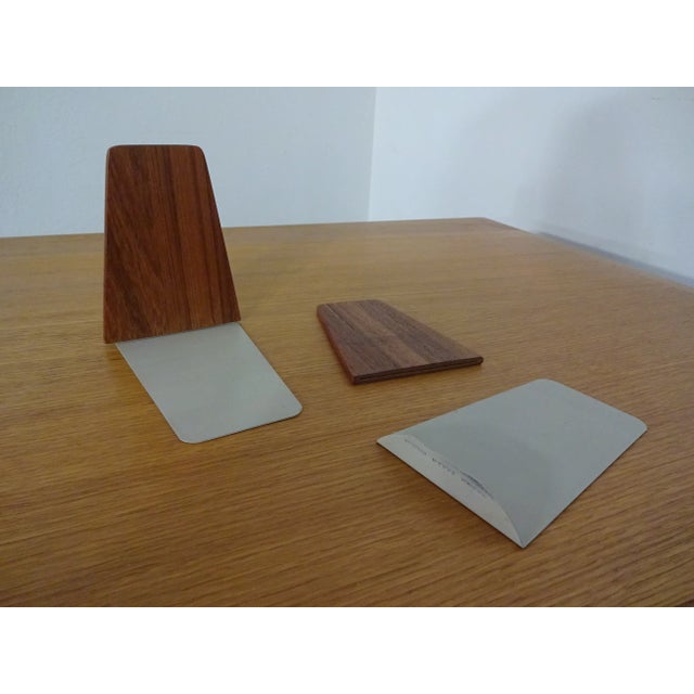 Danish Teak Bookends from Feldballes Møbelfabrik, 1960s, Set of 2 For Sale - Image 11 of 16