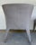 Modern Baker Modern Gray Suede Lapel Lounge Chairs Set of 2 For Sale - Image 3 of 5