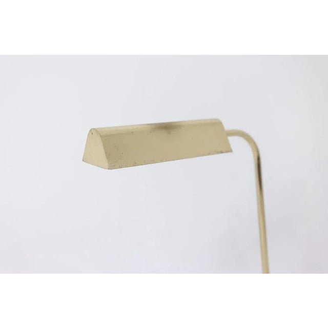 Library Lamp in Gilded Brass, 1970s For Sale - Image 4 of 9