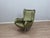 Italian Green Velvet Armchair in the style of Zanuso, 1950s For Sale - Image 11 of 11