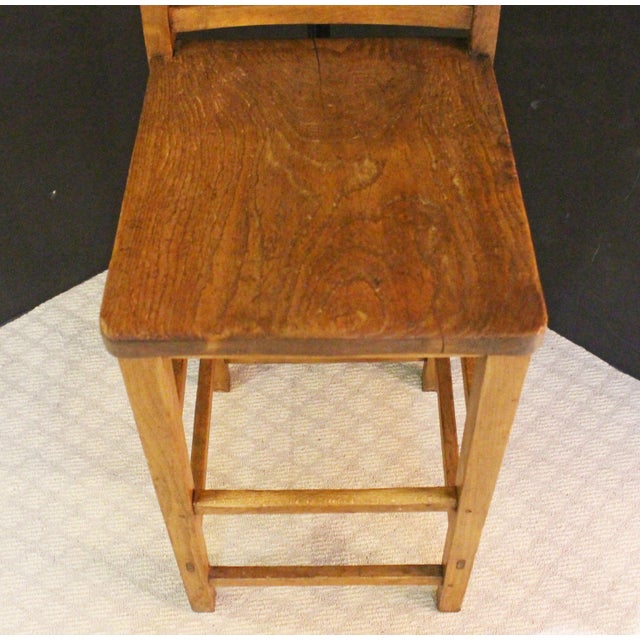 1943 English Arts & Crafts Design Clerk's Stool For Sale In Raleigh - Image 6 of 9