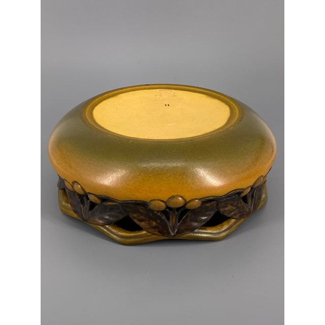 Ceramic Ceramic Fruit Bowl by Karen Hagen for P. Ipsens Enke, 1890s For Sale - Image 7 of 12