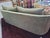 1980s Directional Sofa in Green Velvet Modern For Sale - Image 9 of 9