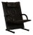 Leather Armchair T-Series Black by Burkhard Vogtherr for Arflex For Sale