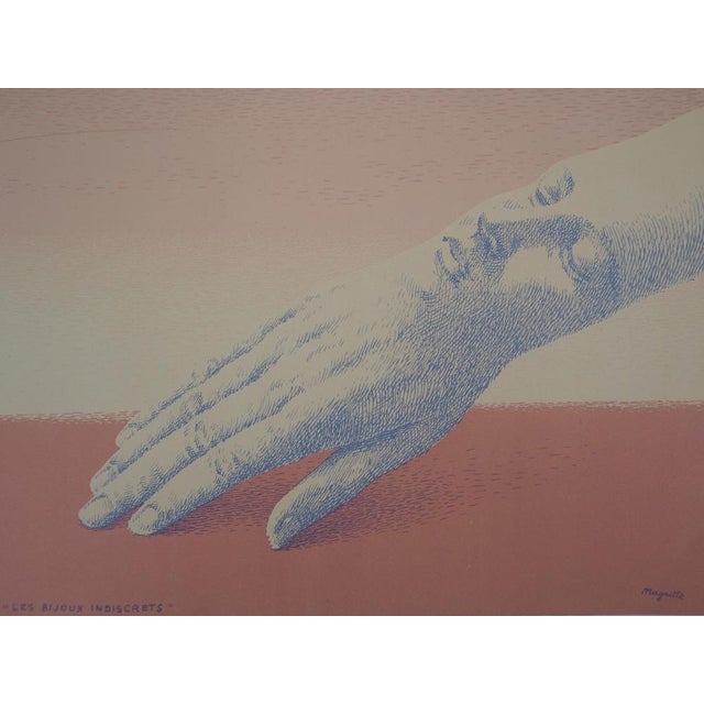René Magritte, The Indiscreet Jewels, Original Signed Lithograph For Sale - Image 5 of 5