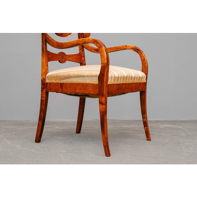 Biedermeier Style Seating Group in Birch, Set of 5 For Sale - Image 15 of 18