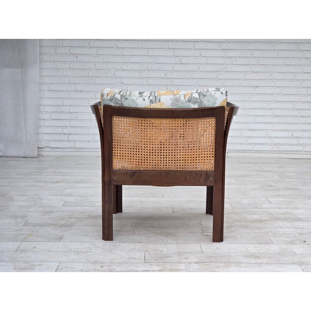 Danish Plexus Armchair in Teak and Mesh by Illum Wikkelsø for CFC Silkeborg, 1970s For Sale - Image 16 of 18