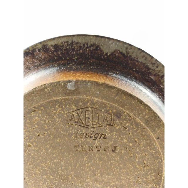 Brutalist Mid-Century Modern Pottery Bowl by Aksel Larsen for Axella, 1960s For Sale - Image 3 of 6