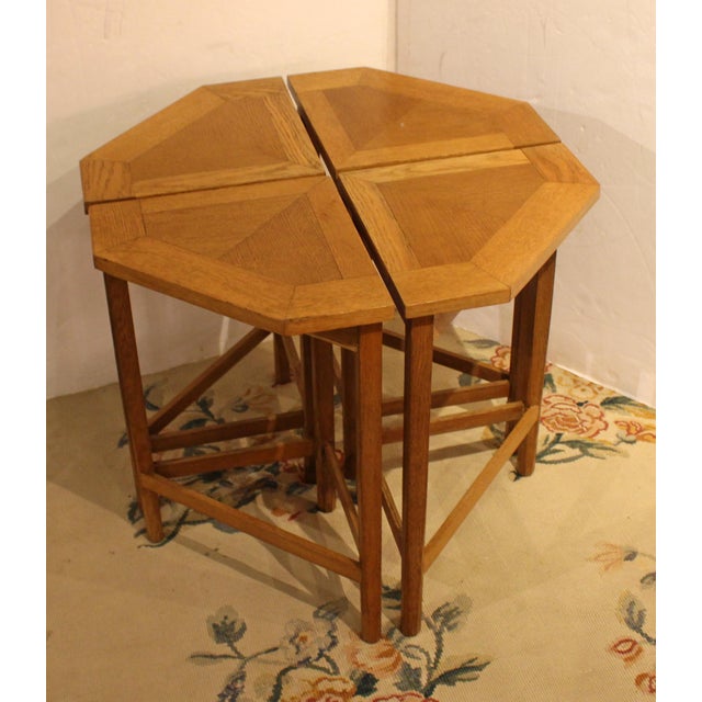 Circa 1970s Mid Century Modern Coffee Table & Nesting Tables Set For Sale In Raleigh - Image 6 of 6