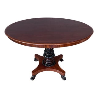 Mahogany, Oval Table, circa the 19th Century For Sale