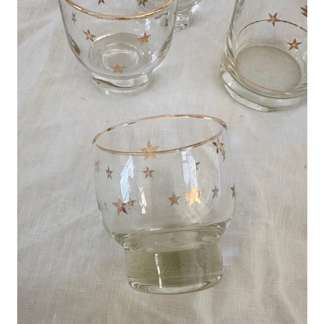 Mid-Century Modern Vintage Mid-Century Modern Culver "Patriotic Eagle" Cocktail Shaker Set of 7 For Sale - Image 3 of 7