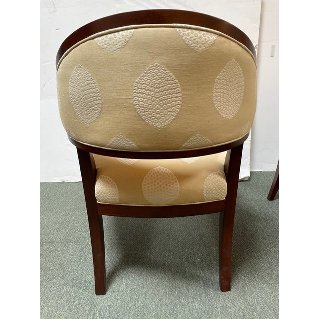 Hickory Chair Company Claude Curve Back Accent Chairs, a Pair Chairish