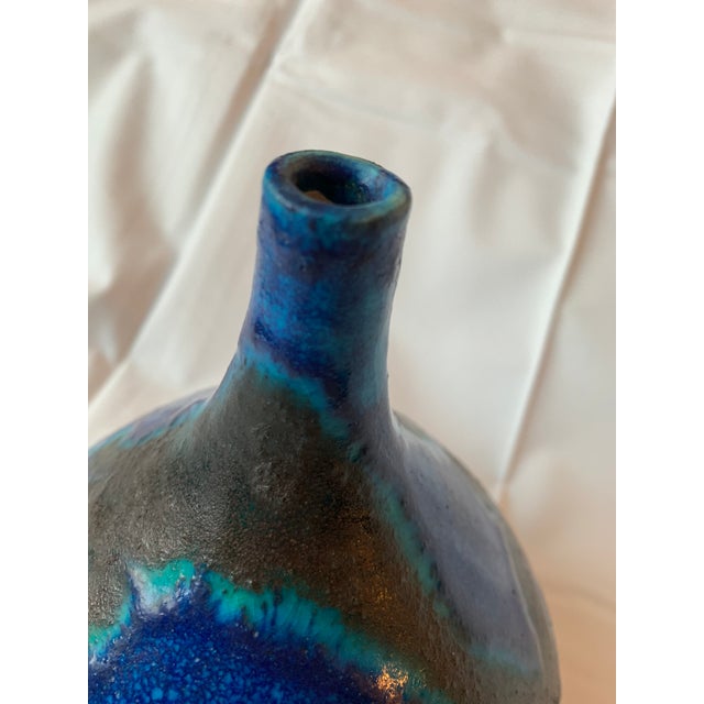 1950s Italian Guido Gambone Pottery Vase For Sale In Chicago - Image 6 of 10