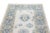 Modern Turkish Oushak Runner Soft Blue & Ivory Handwoven Wool Rug 2'11" X 9'2" For Sale - Image 3 of 9