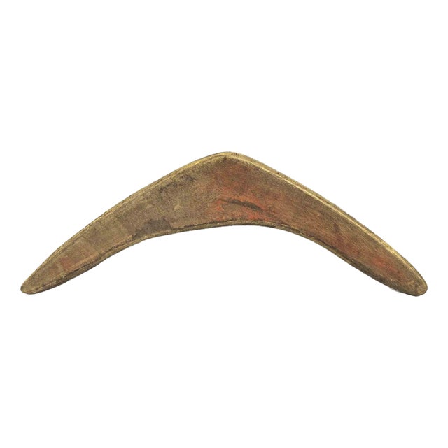Hand-Made Vintage Boomerang, Australia, Mid-20th Century For Sale