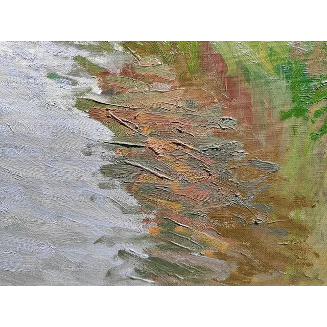 Impressionist Landscape, 20th Century, Oil Painting, Framed For Sale - Image 7 of 10