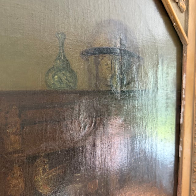 Late 19th Century Attributed to Jacob Taanman Oil Painting Leicester Oldenbarnevelt For Sale In Chicago - Image 6 of 14