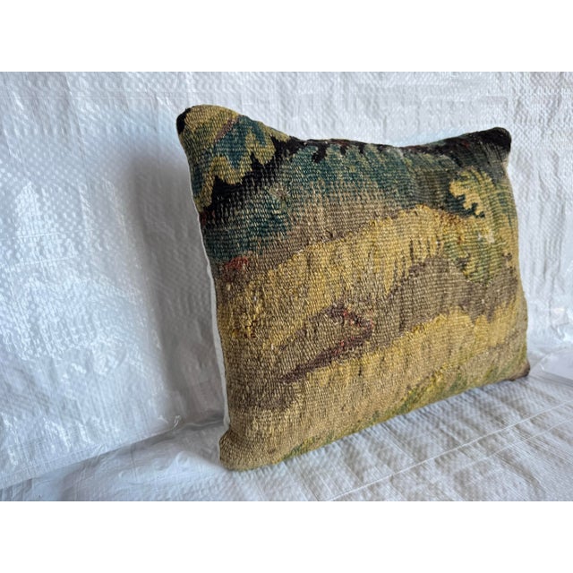 Baroque 17th Century Flemish Baroque Tapestry Pillow For Sale - Image 3 of 4