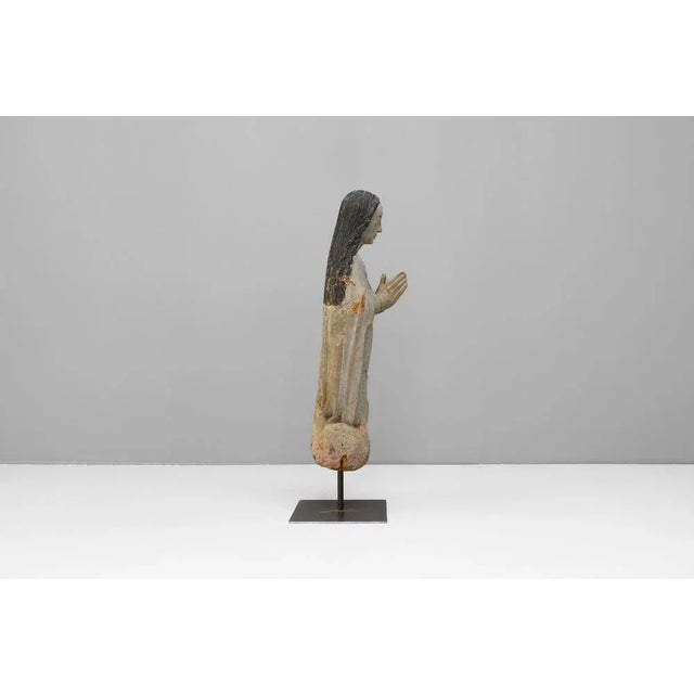 Religious Figure, 1800, Pine For Sale - Image 4 of 7