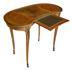 Louis XV Desk in Marquetry and Bronze