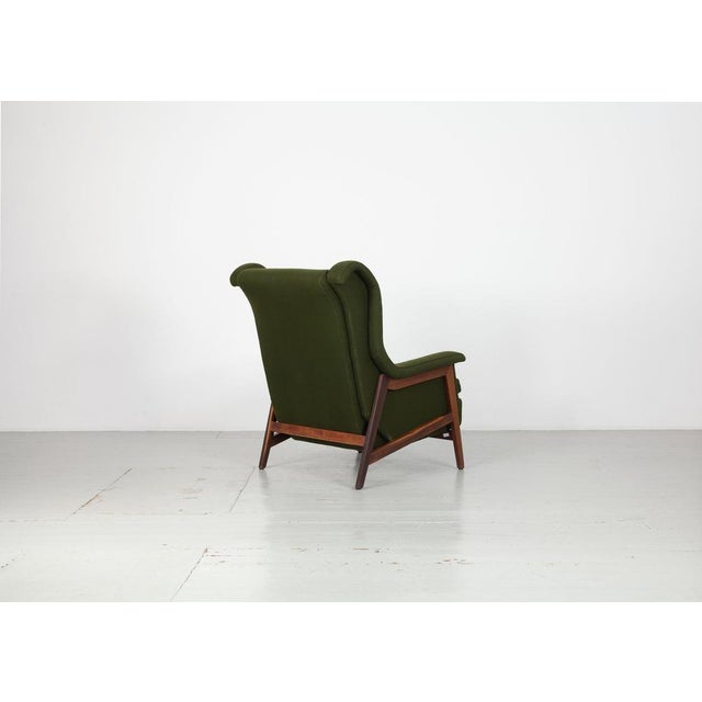 Italian Wing Chair, 1960s For Sale - Image 9 of 18